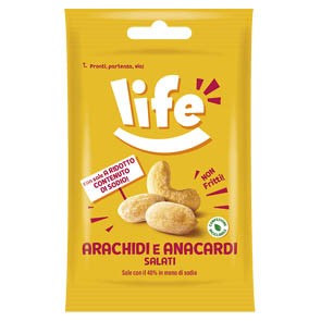 Arachidi & Anacardi Life gr. 40 x18 pz